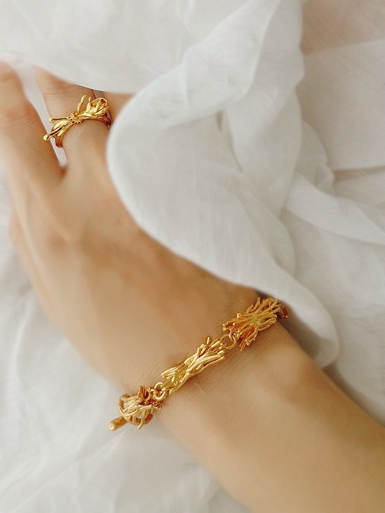 Dorothea Necklace Set | 24k Gold Plated