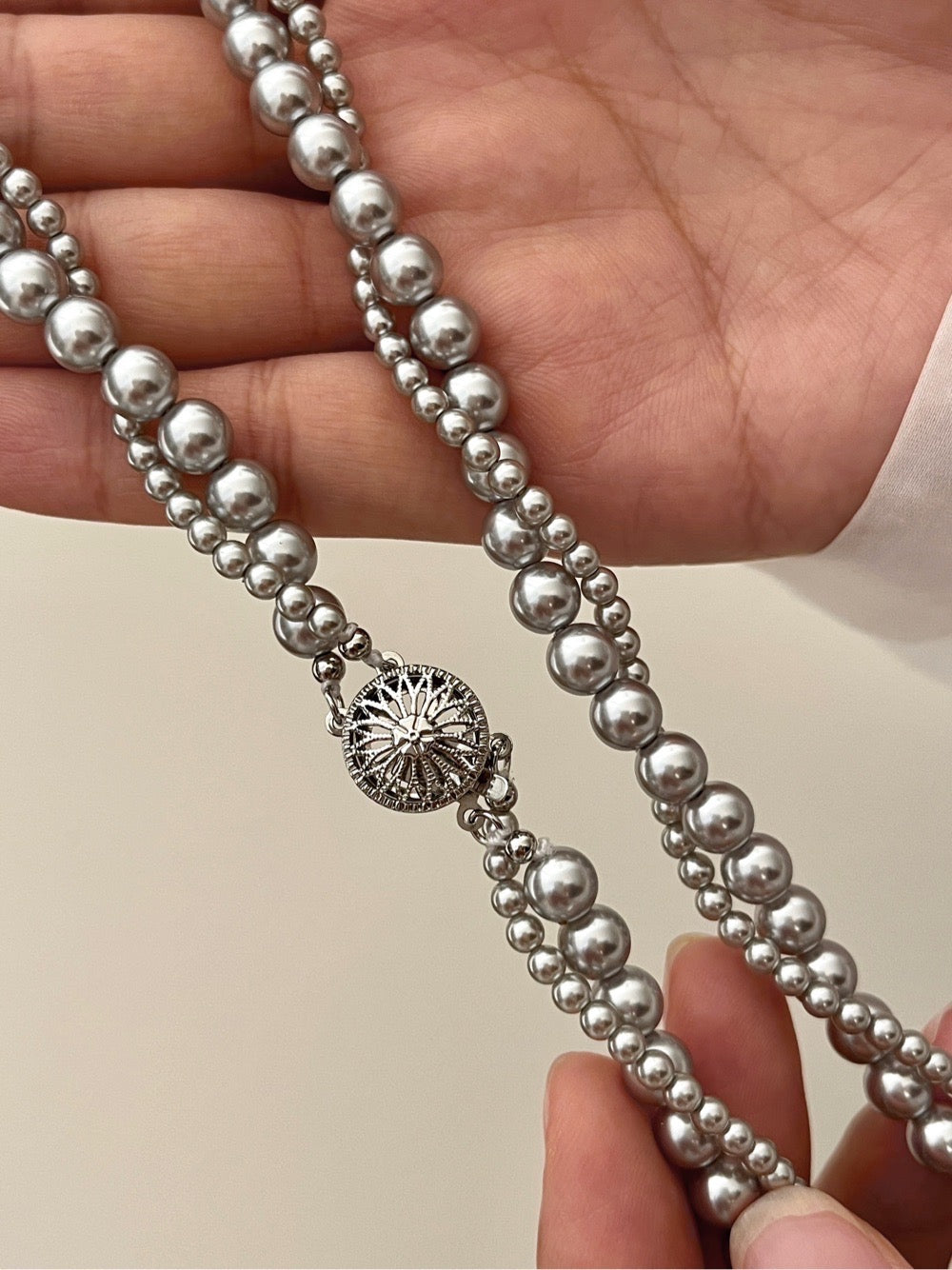 Mavis Pearl Necklace | 24k Gold Plated