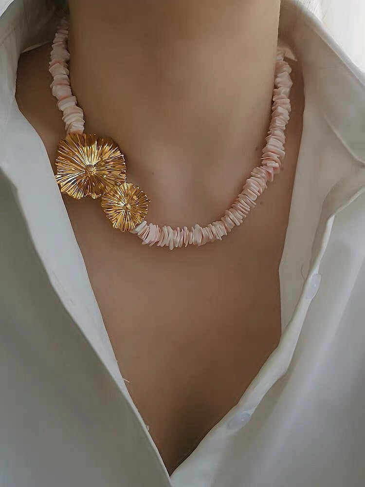 Millicent Necklace | 24k Gold Plated