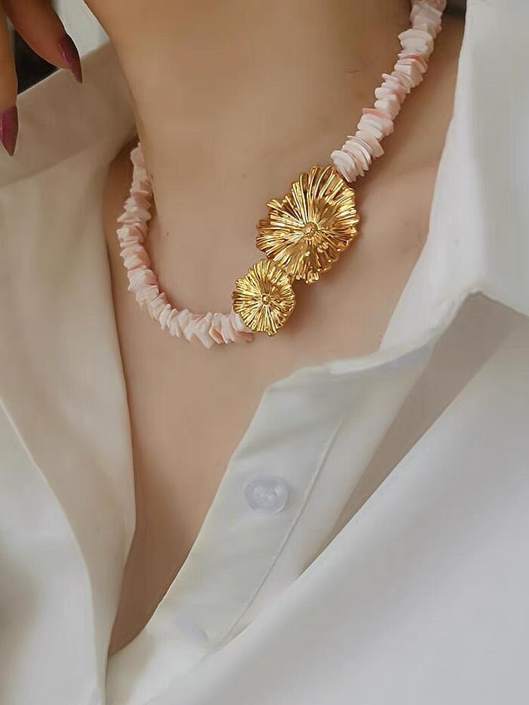 Millicent Necklace | 24k Gold Plated