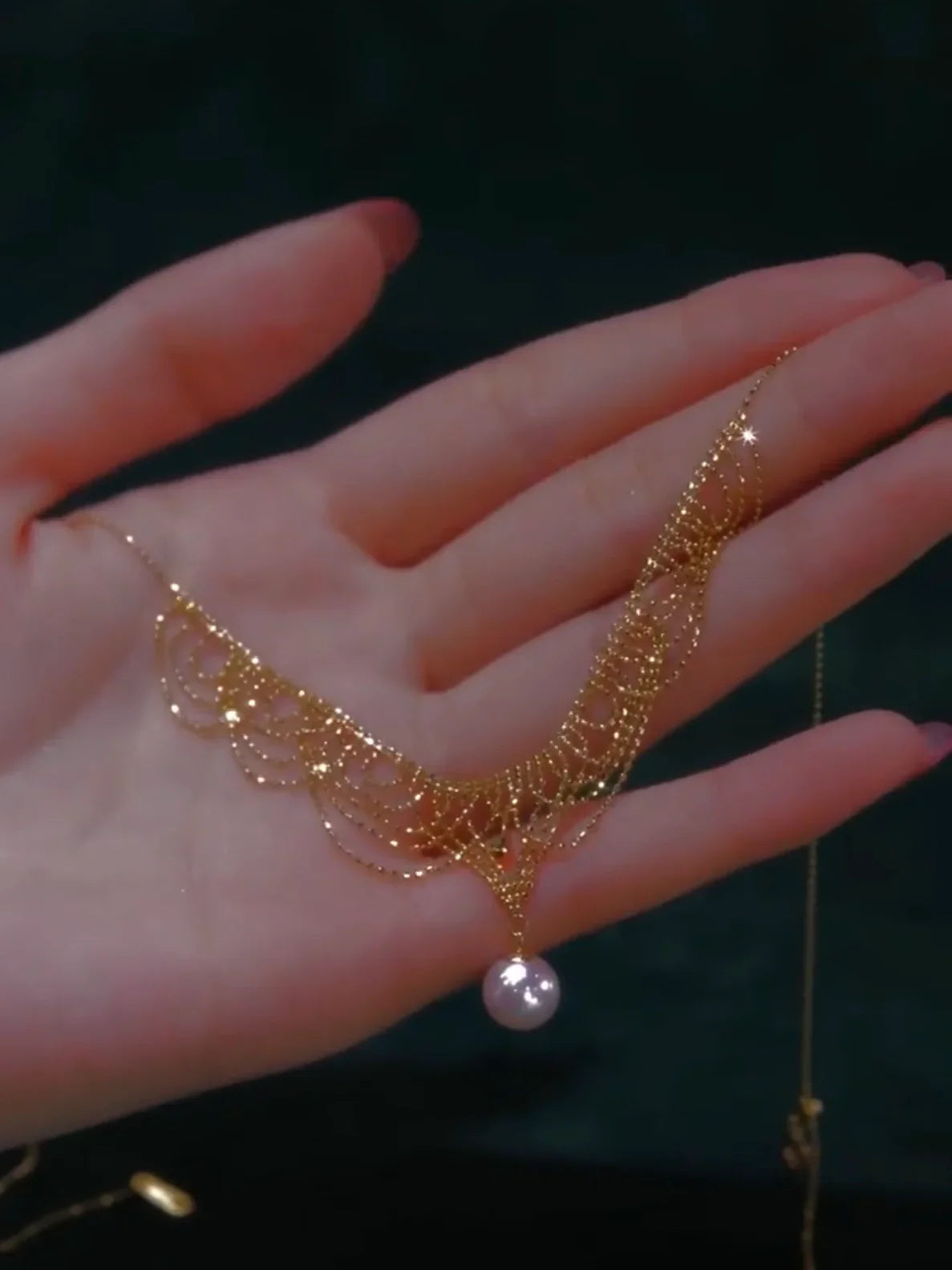 Lucille Necklace | 24k Gold Plated