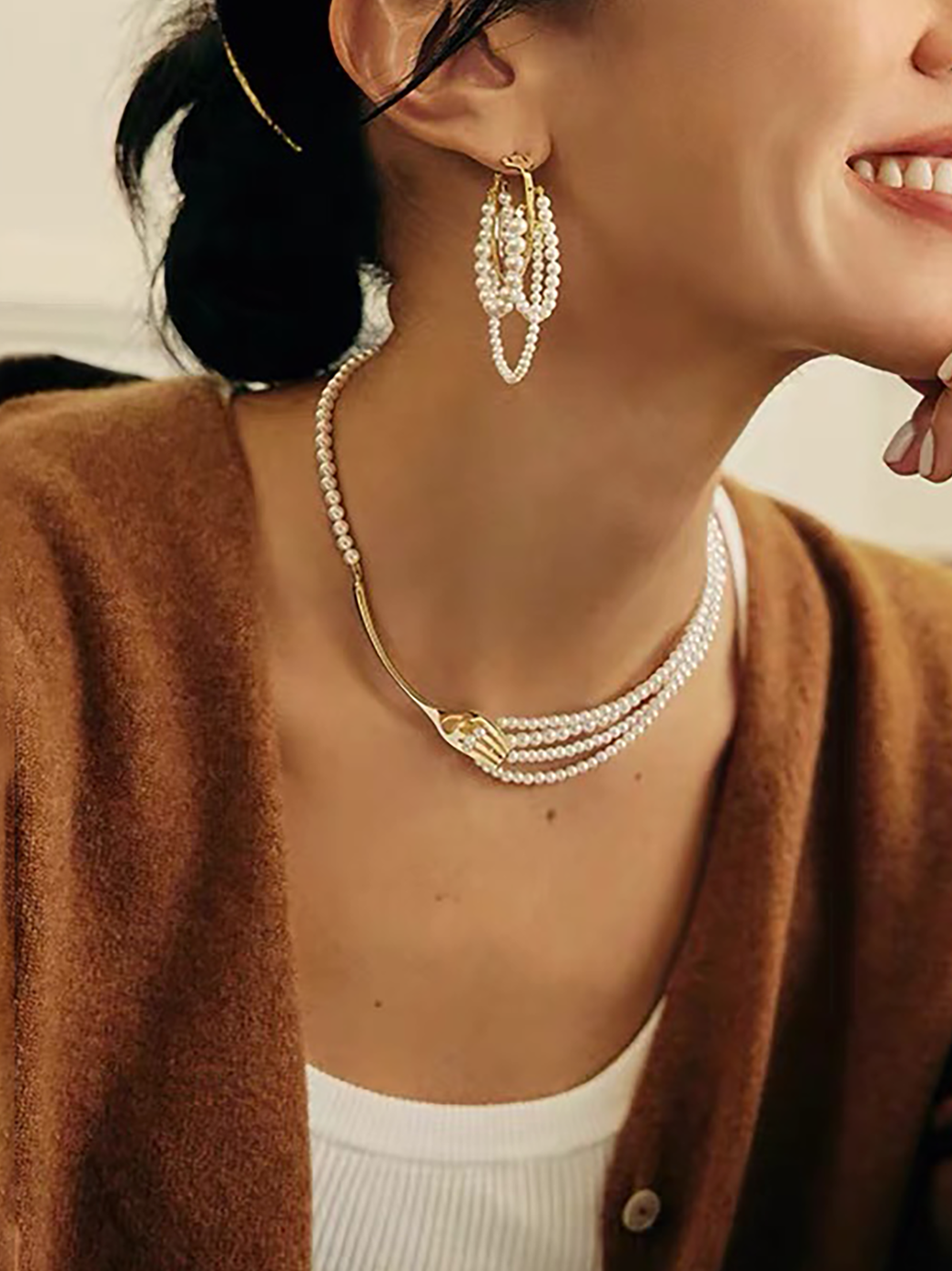 Hattie Necklace Set | 24k Gold Plated