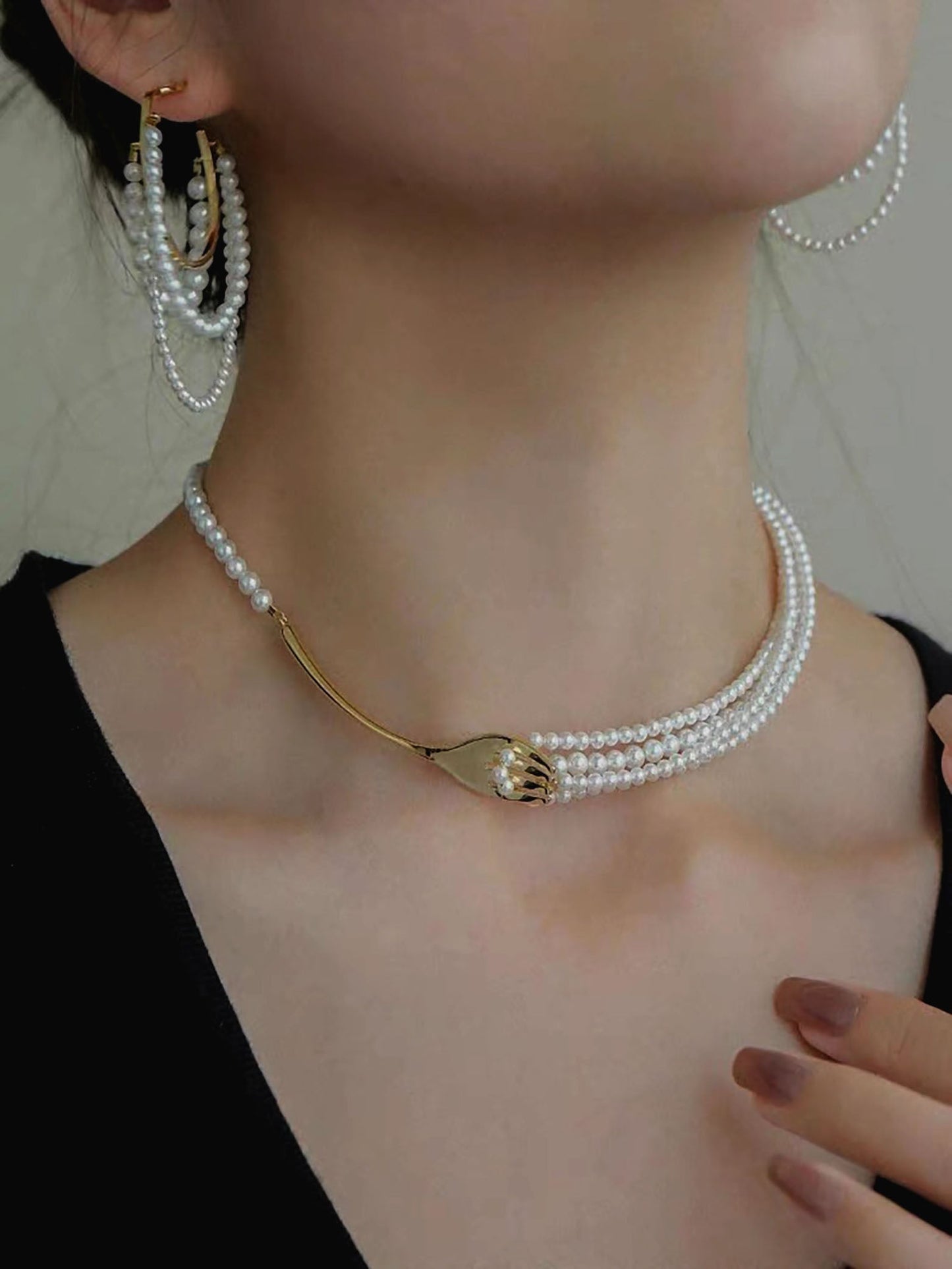 Hattie Necklace Set | 24k Gold Plated