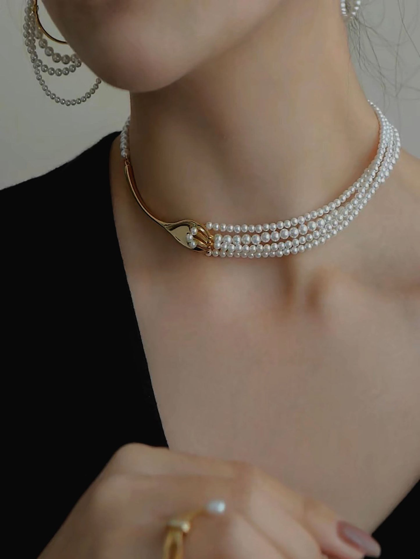 Hattie Necklace Set | 24k Gold Plated