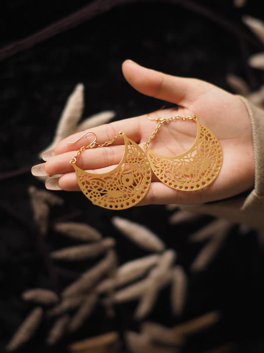 Isadora Earrings | 24k Gold Plated