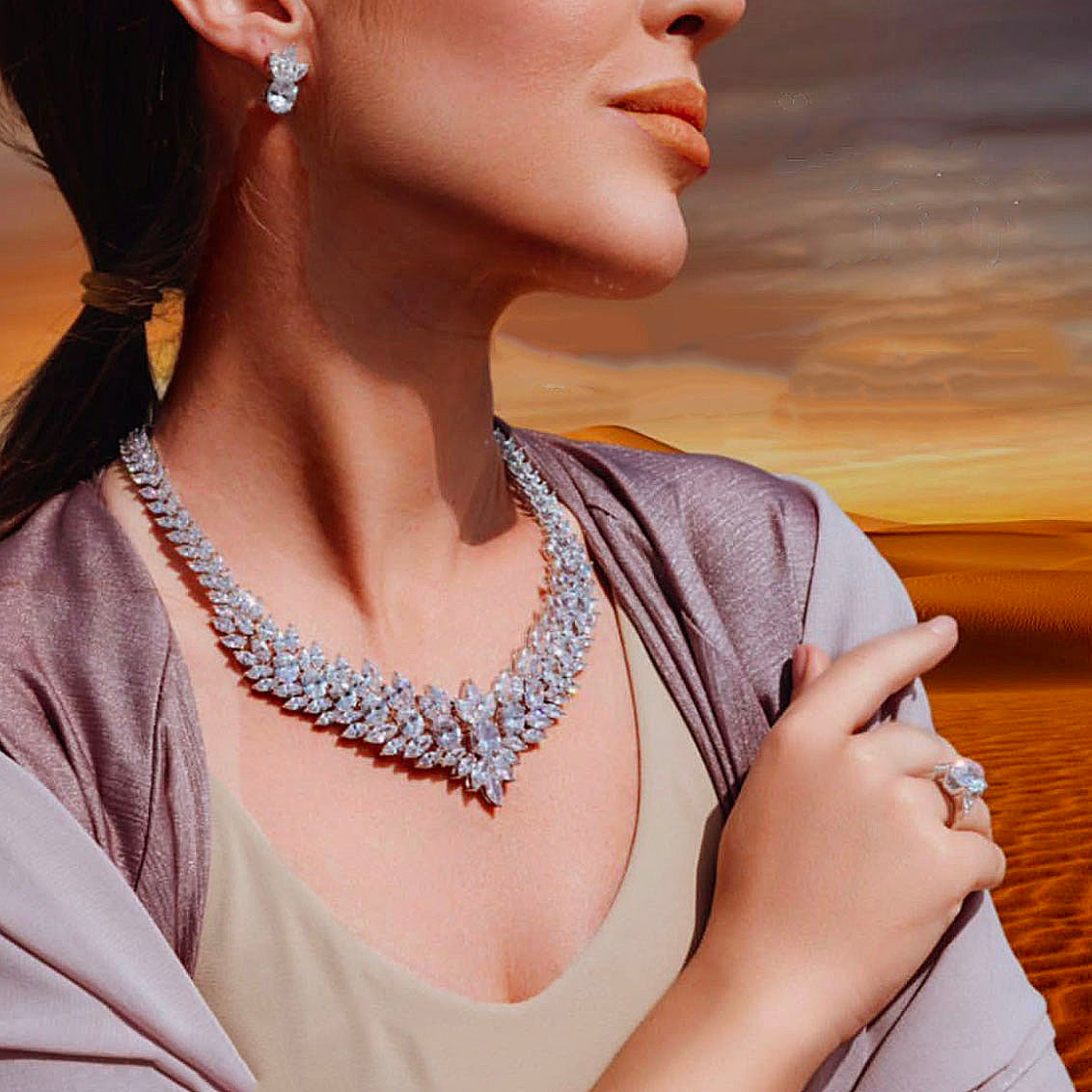 Permelia Necklace Set