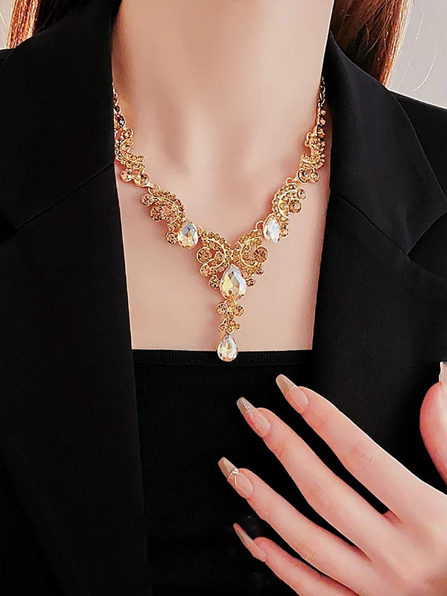 Rhoda Necklace Set | 24k Gold Plated