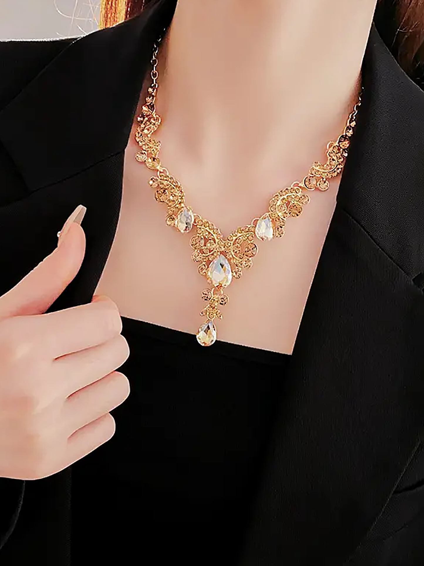 Rhoda Necklace Set | 24k Gold Plated