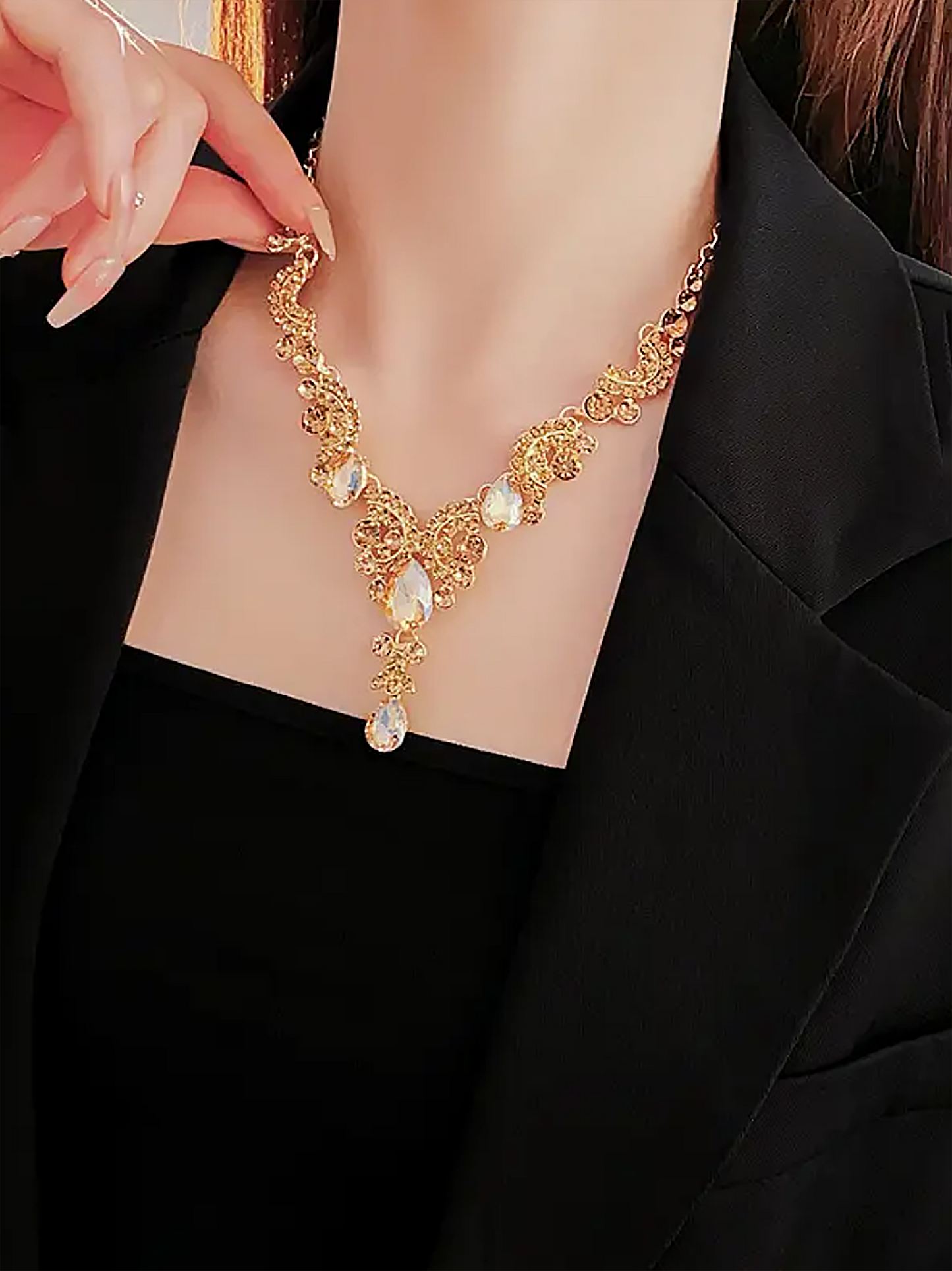 Rhoda Necklace Set | 24k Gold Plated