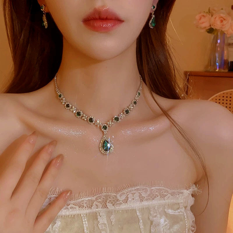 Sapphira Necklace Set | Sterling Silver