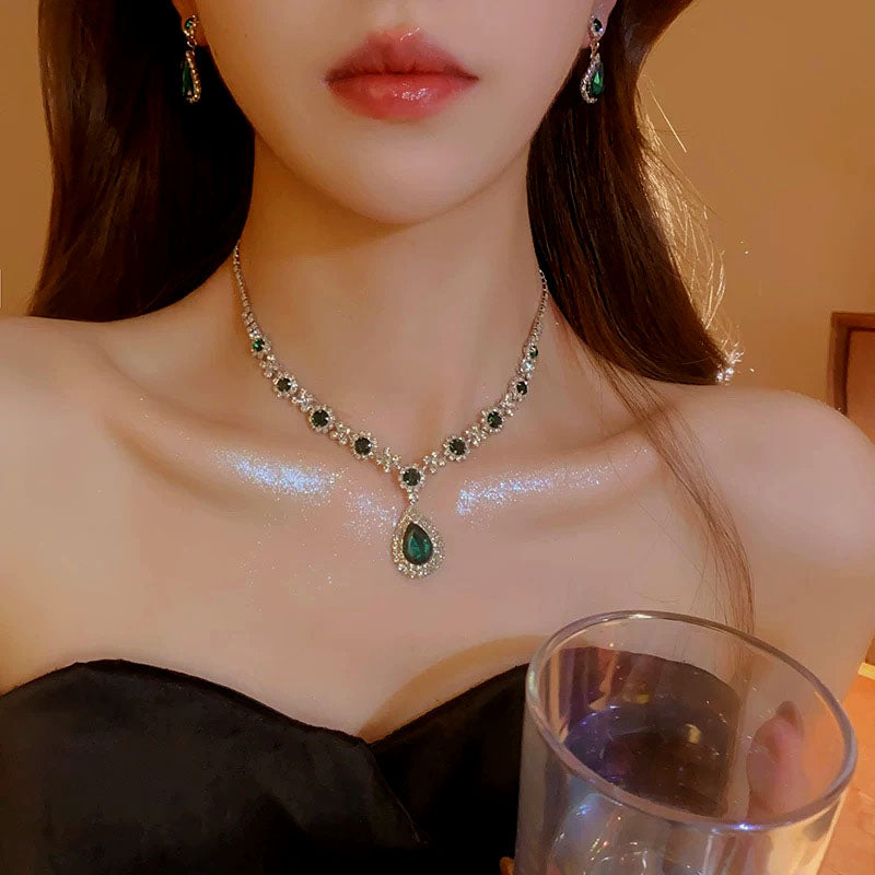 Sapphira Necklace Set | Sterling Silver