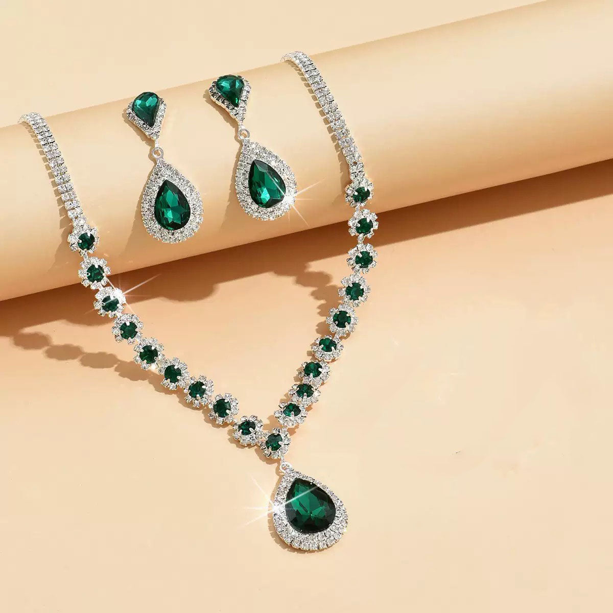 Sapphira Necklace Set | Sterling Silver