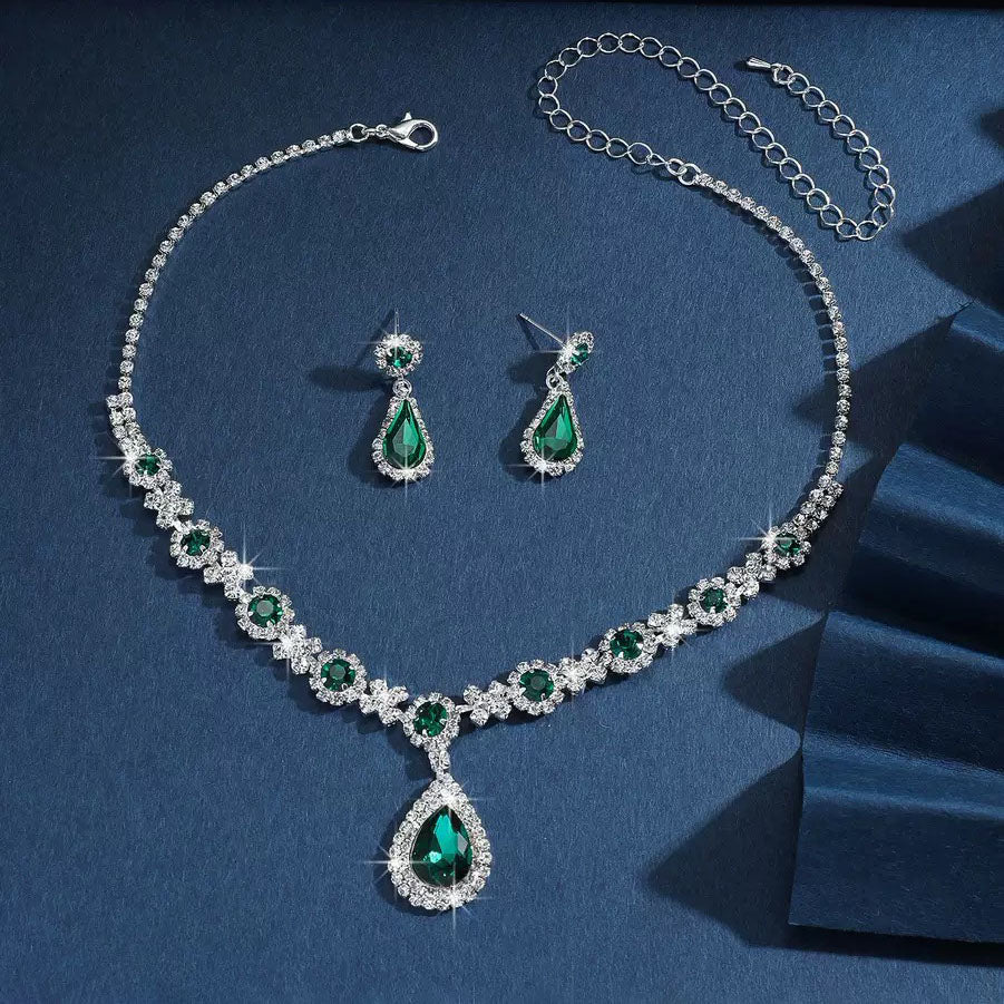 Sapphira Necklace Set | Sterling Silver