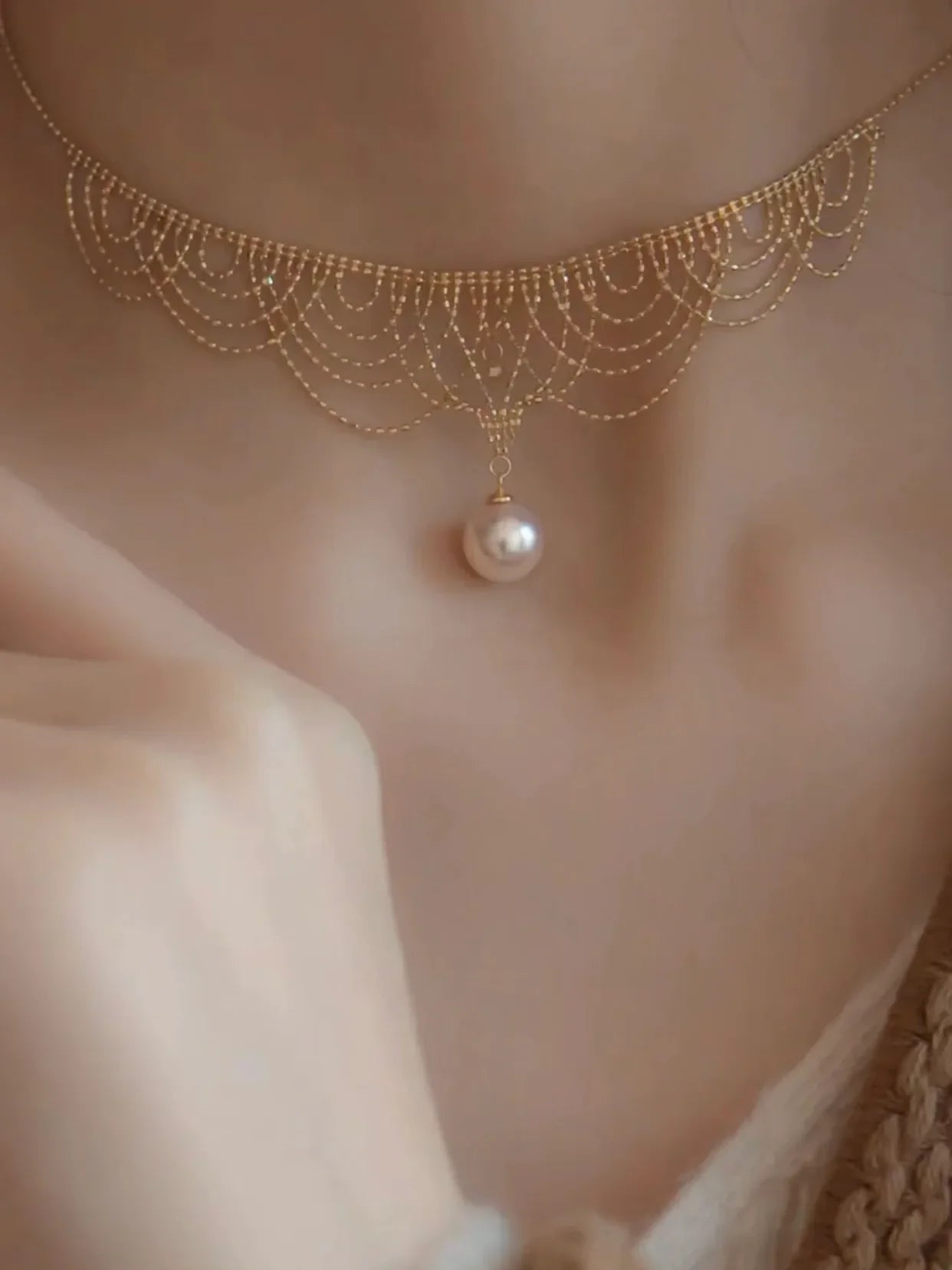 Lucille Necklace | 24k Gold Plated