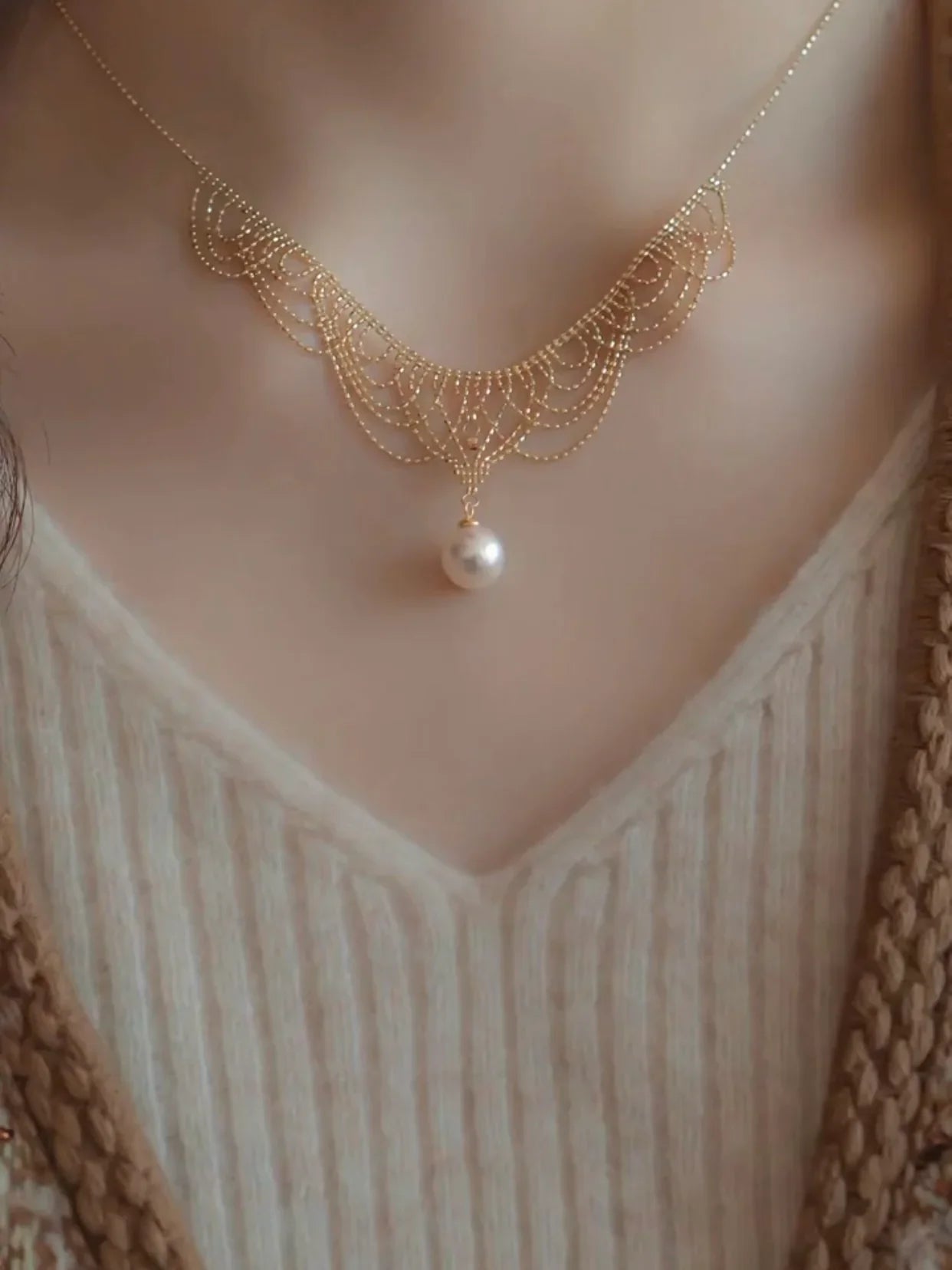 Lucille Necklace | 24k Gold Plated