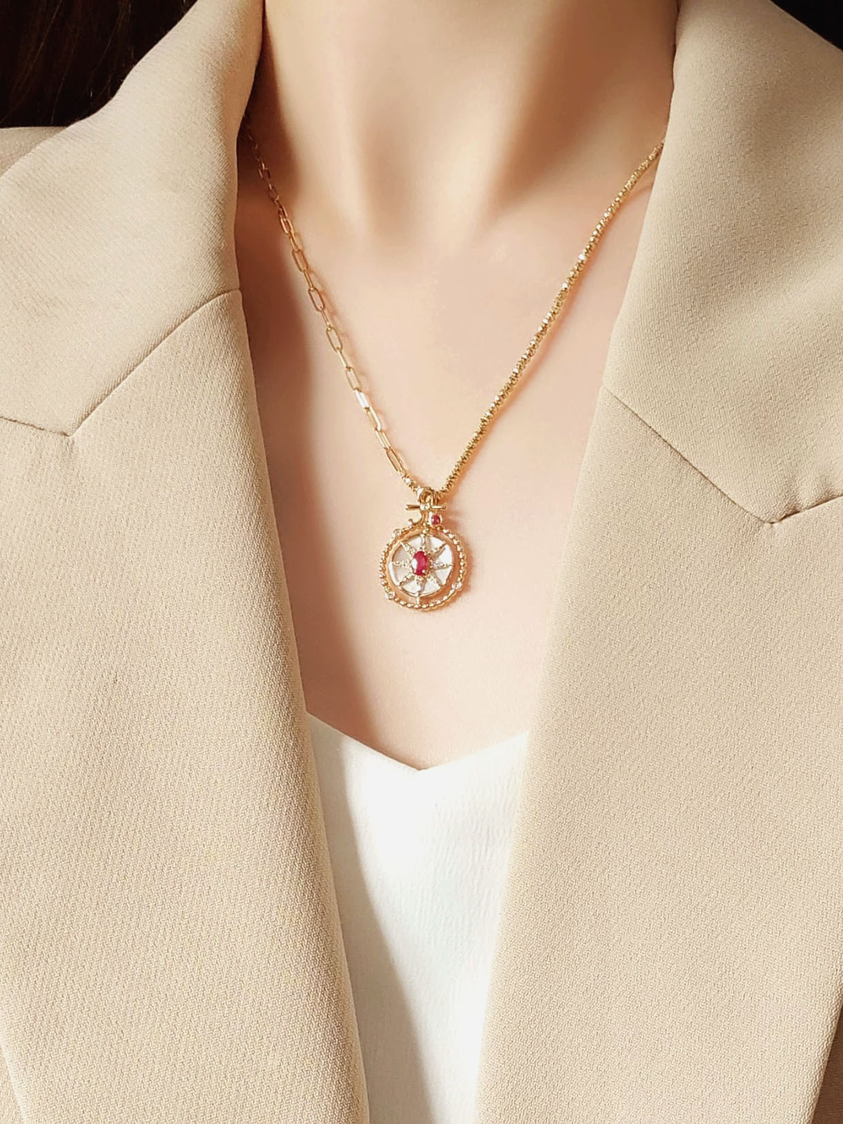 Irene Necklace | 24k Gold Plated