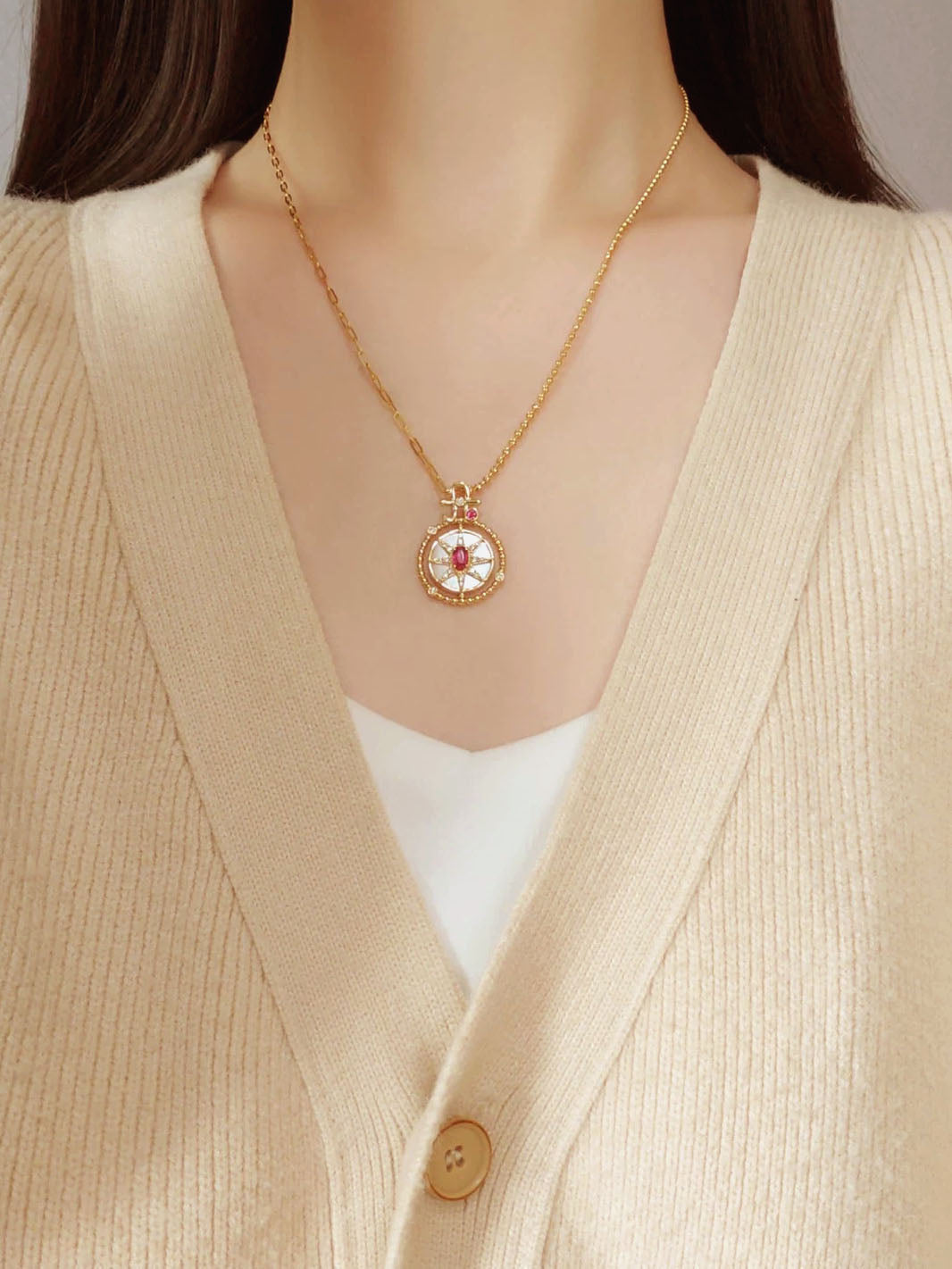 Irene Necklace | 24k Gold Plated