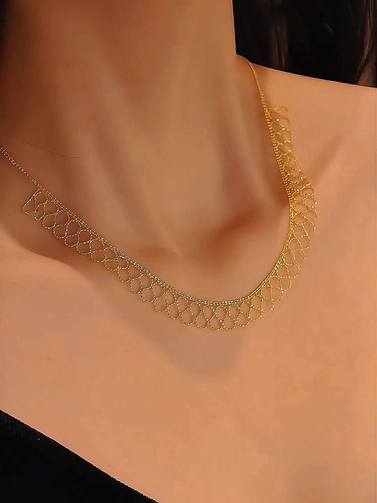 Petra Necklace | 24k Gold Plated