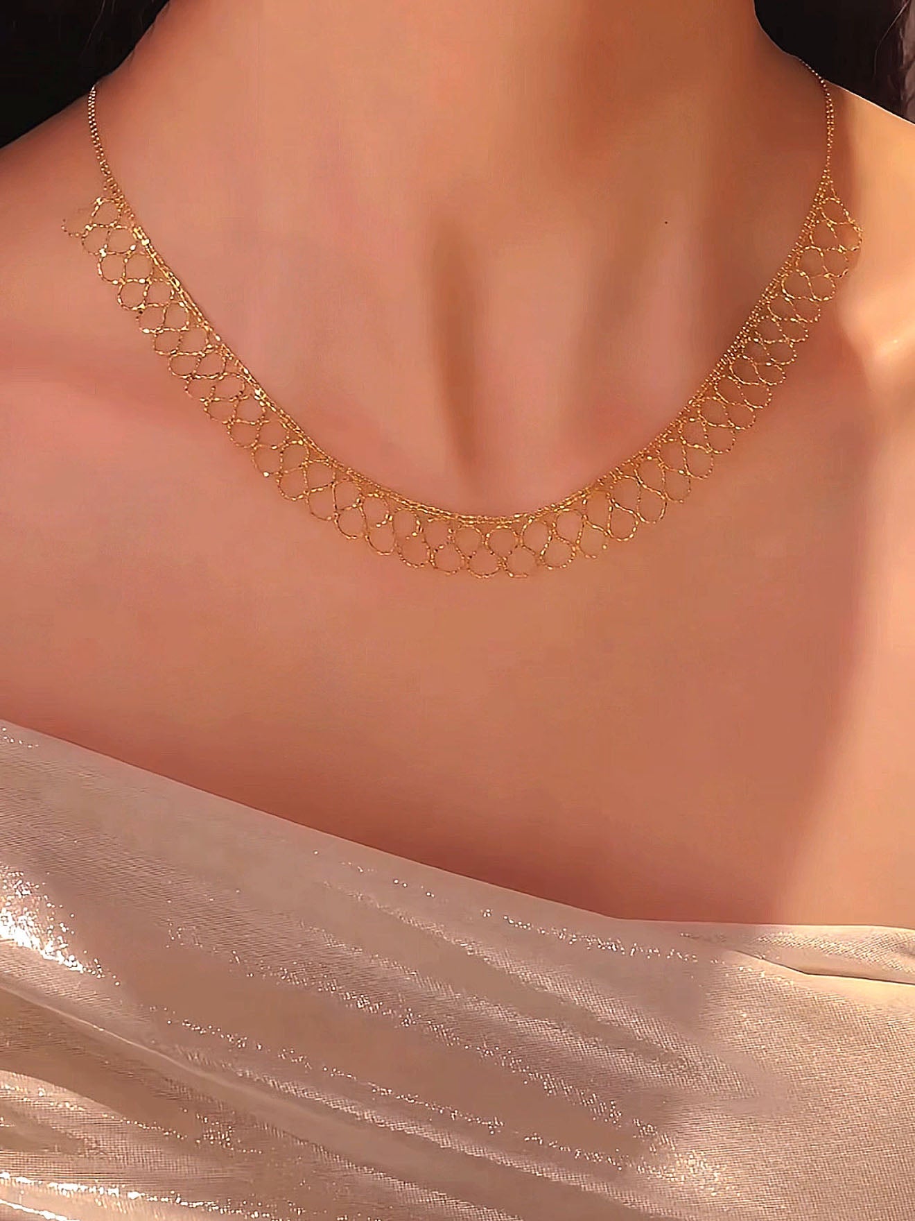 Petra Necklace | 24k Gold Plated