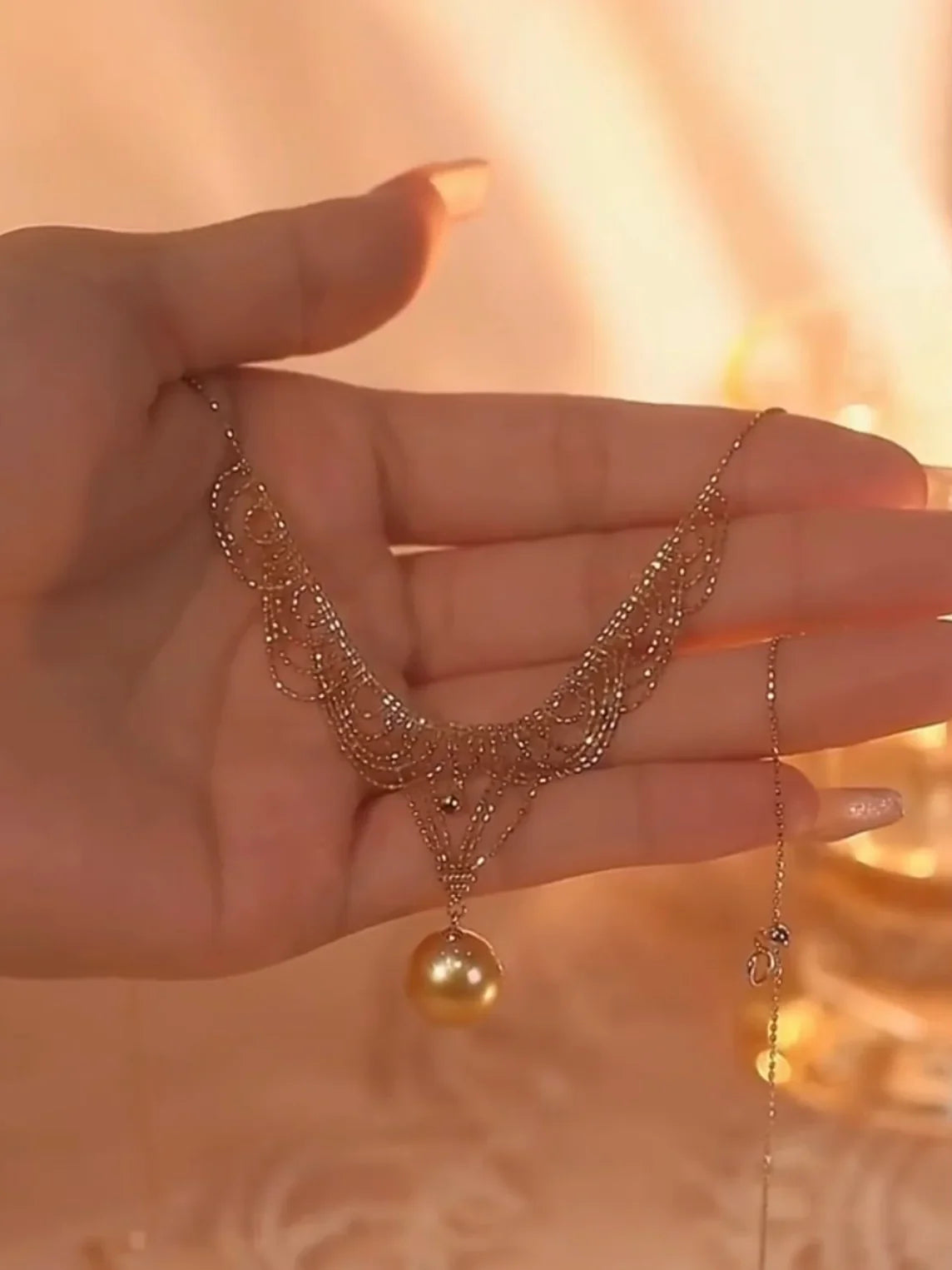 Lucille Necklace | 24k Gold Plated