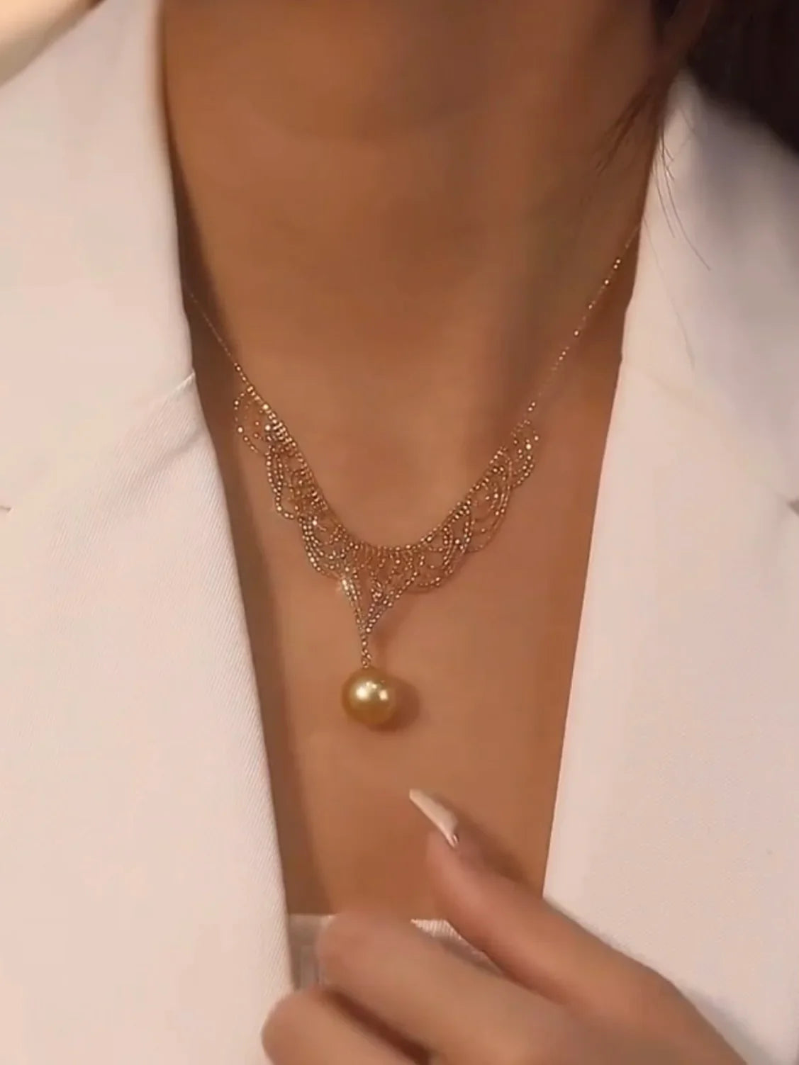 Lucille Necklace | 24k Gold Plated