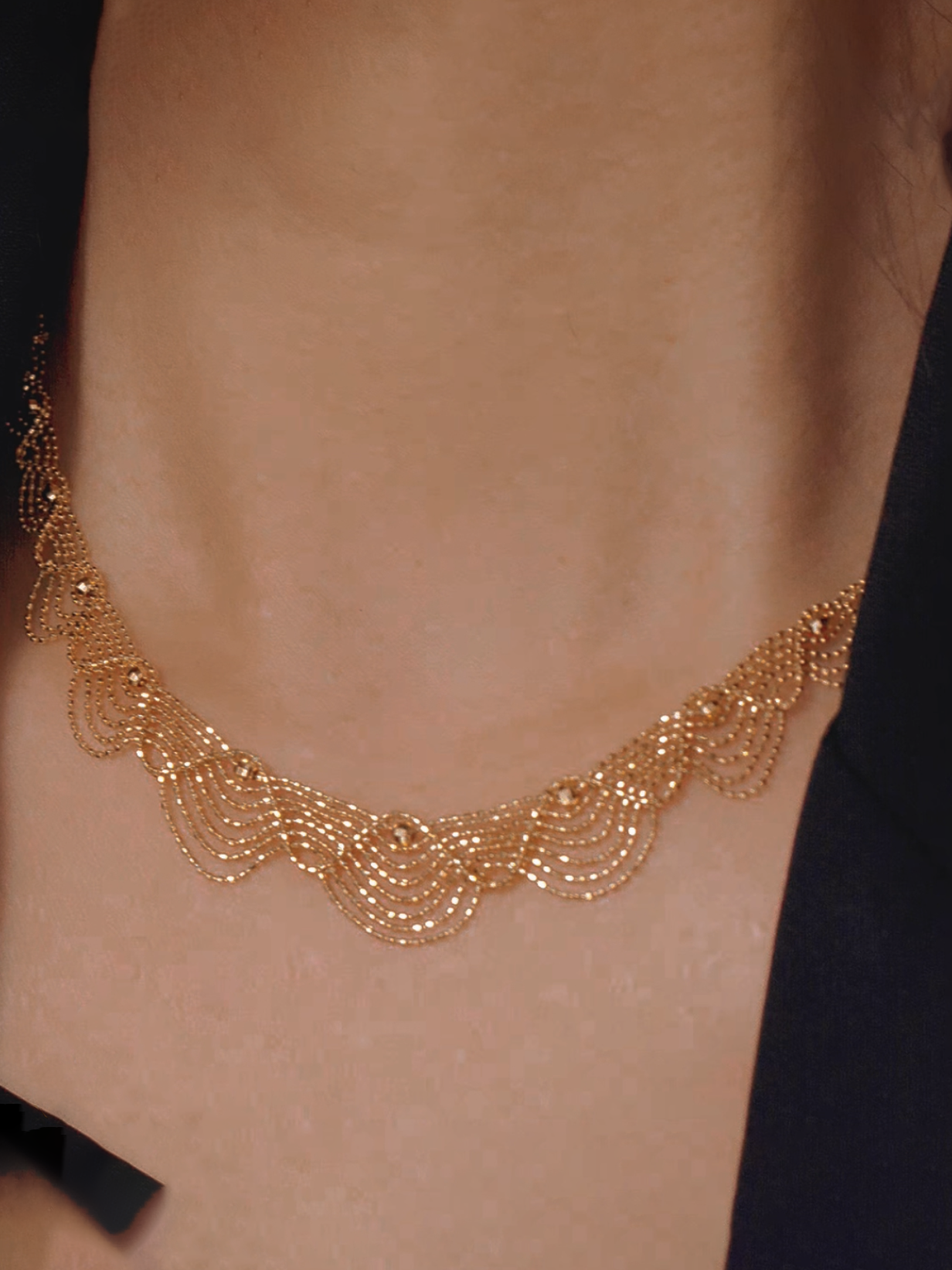 Cecile Necklace | 24k Gold Plated