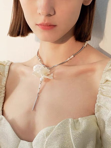 Rosalie  Necklace Set | Sterling Silver