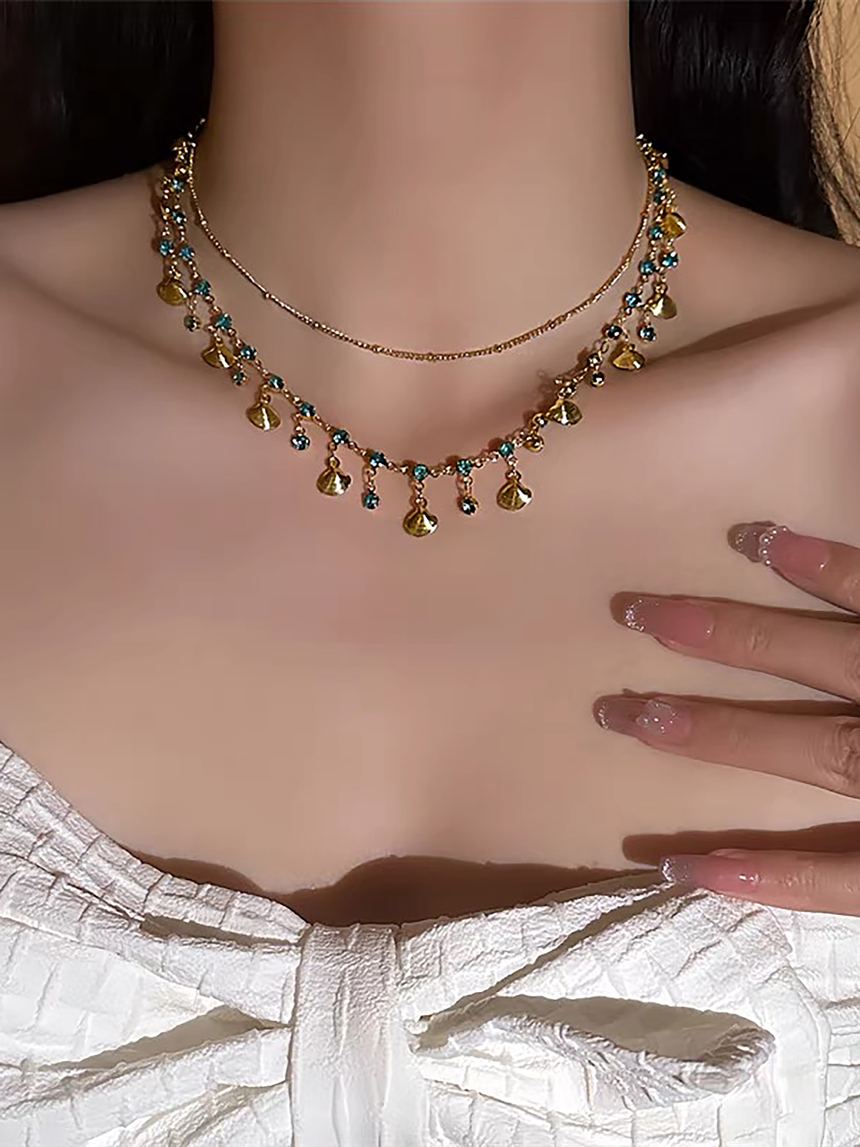 Freya Necklace Set | 24k Gold Plated