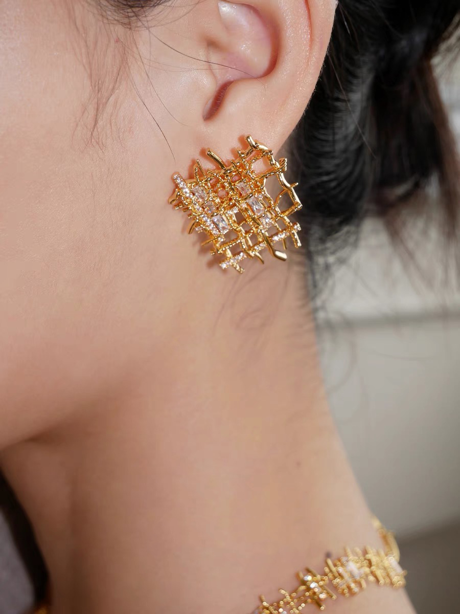 Tess Necklace Set | 24k Gold Plated