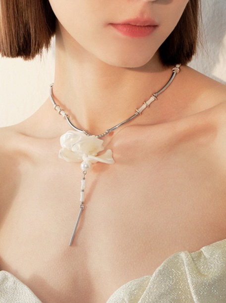 Rosalie  Necklace Set | Sterling Silver