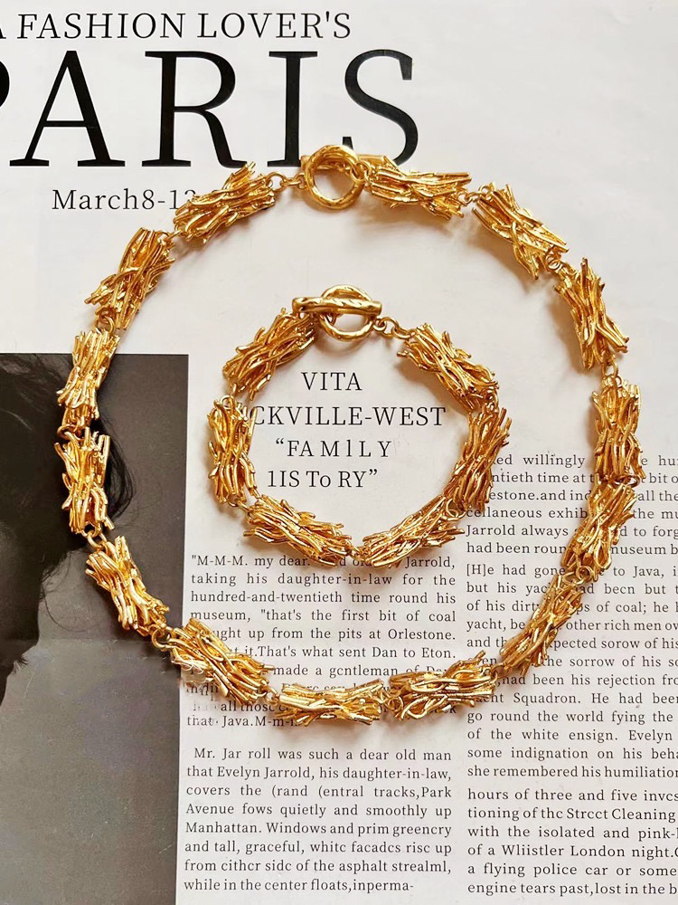 Dorothea Necklace Set | 24k Gold Plated