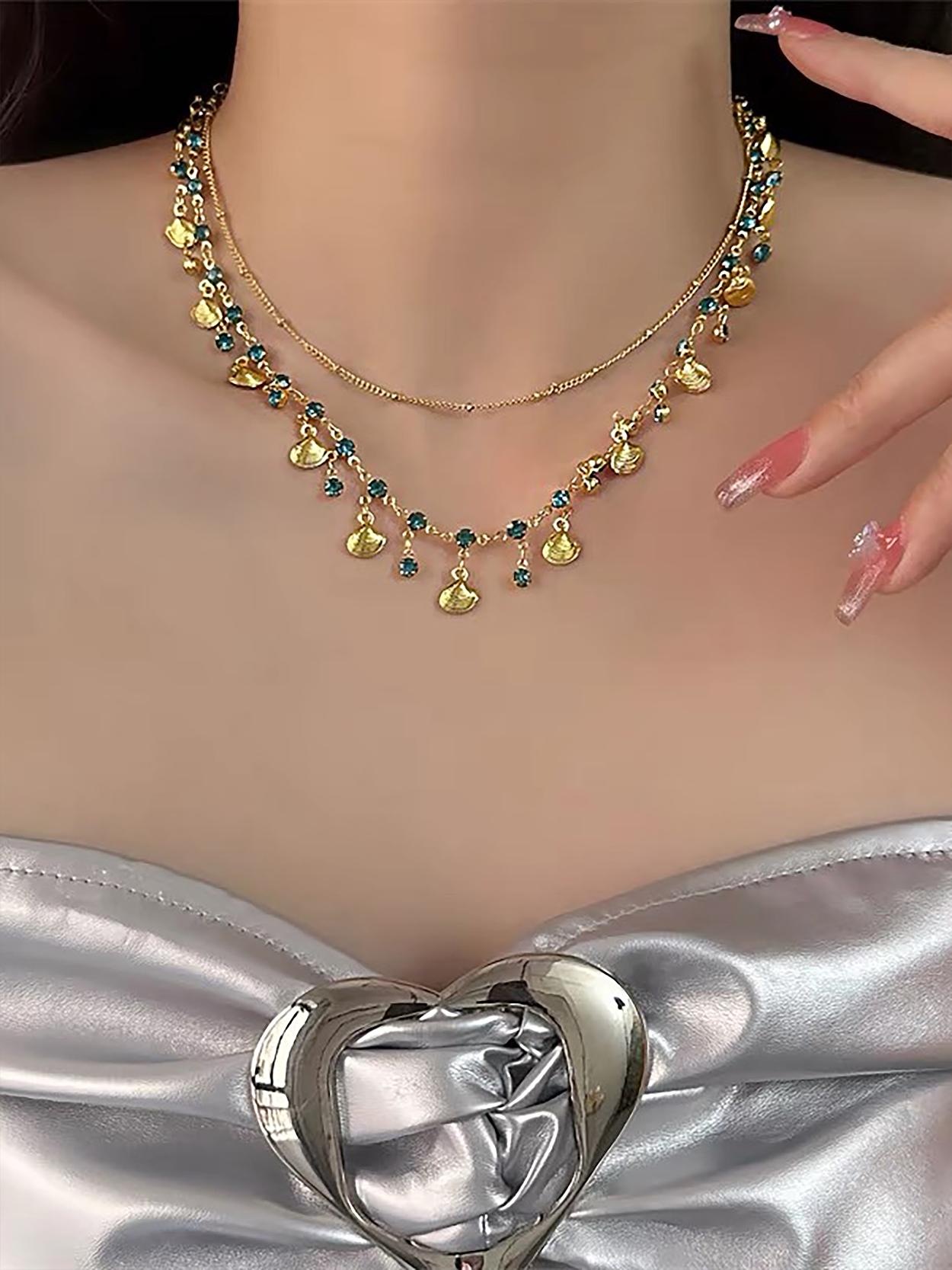 Freya Necklace Set | 24k Gold Plated