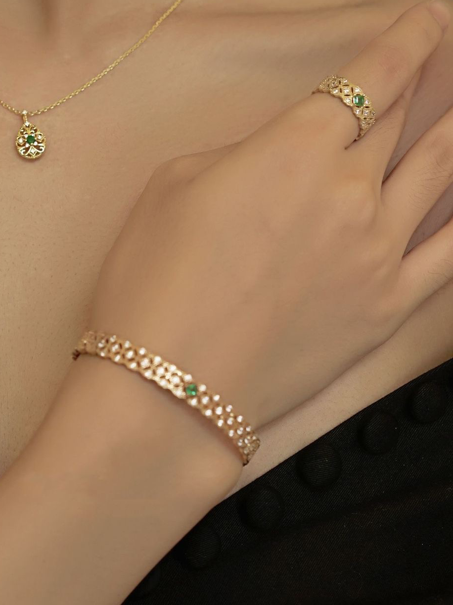 Olivia Bracelet | 24k Gold Plated