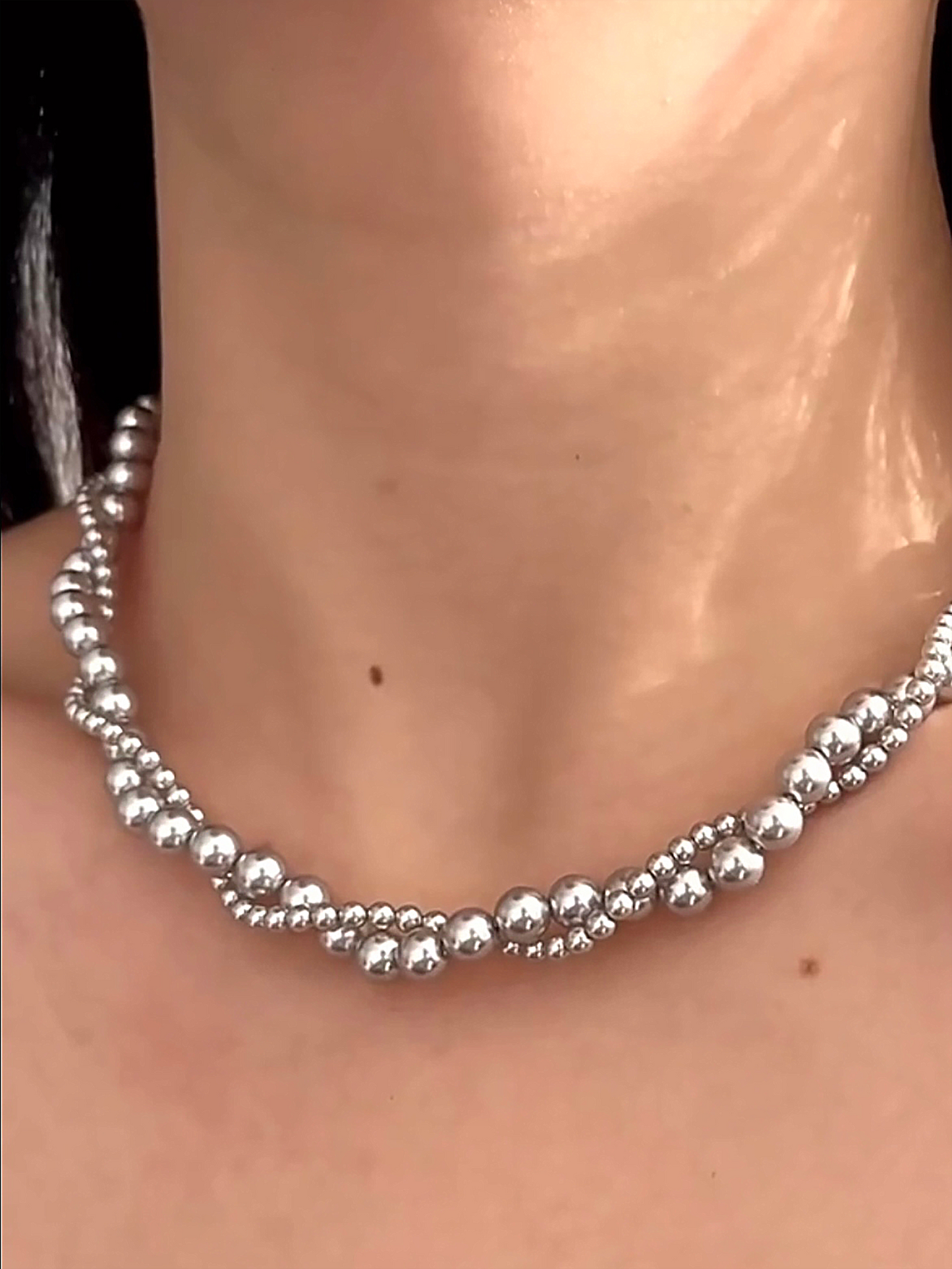 Mavis Pearl Necklace | 24k Gold Plated