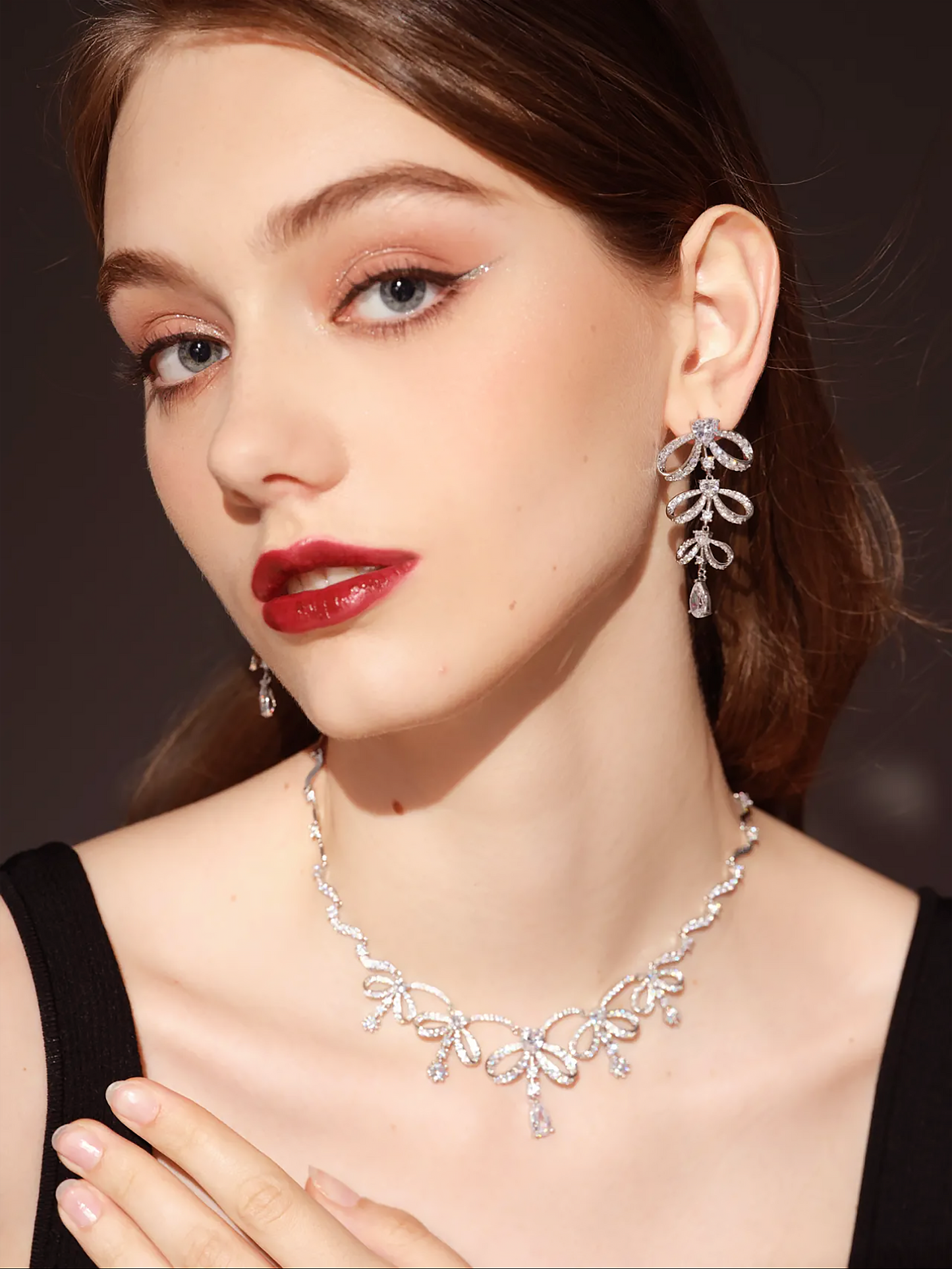 Cleo Necklace Set | Sterling Sliver