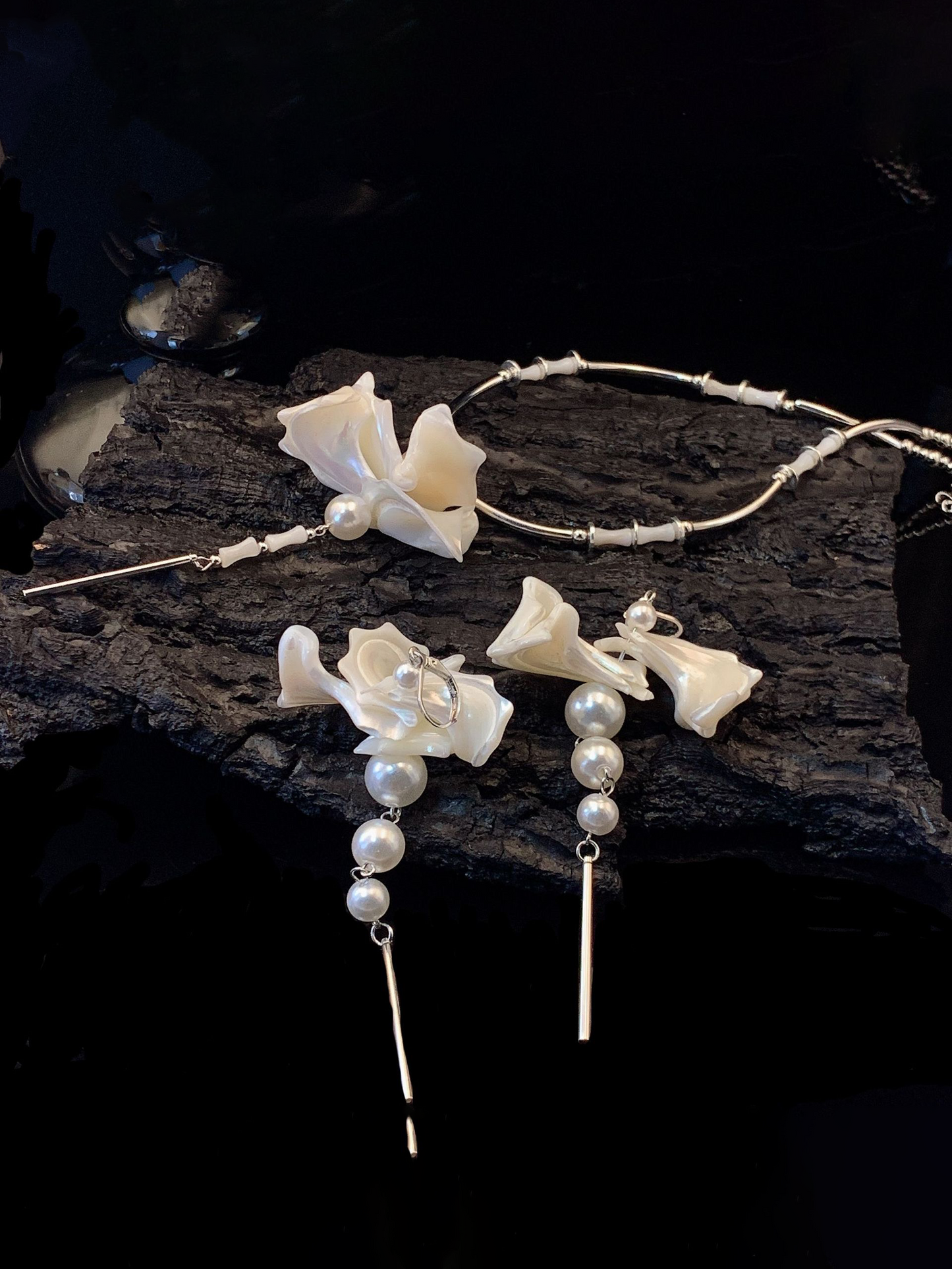 Rosalie  Necklace Set | Sterling Silver